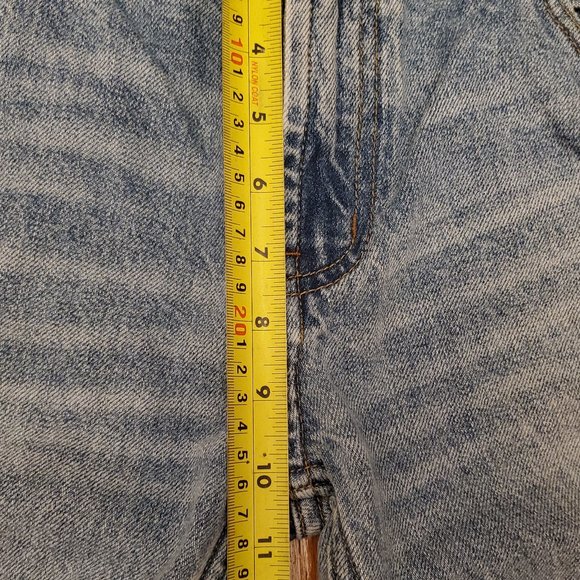 Free People Jeans Womens 27x26 Blue Light Wash Ankle Regular High Waist Mom 25 - Picture 12 of 14